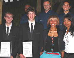 Champions of the Mechatronics Worldskills SA competition, Tshwane 
University of Technology.